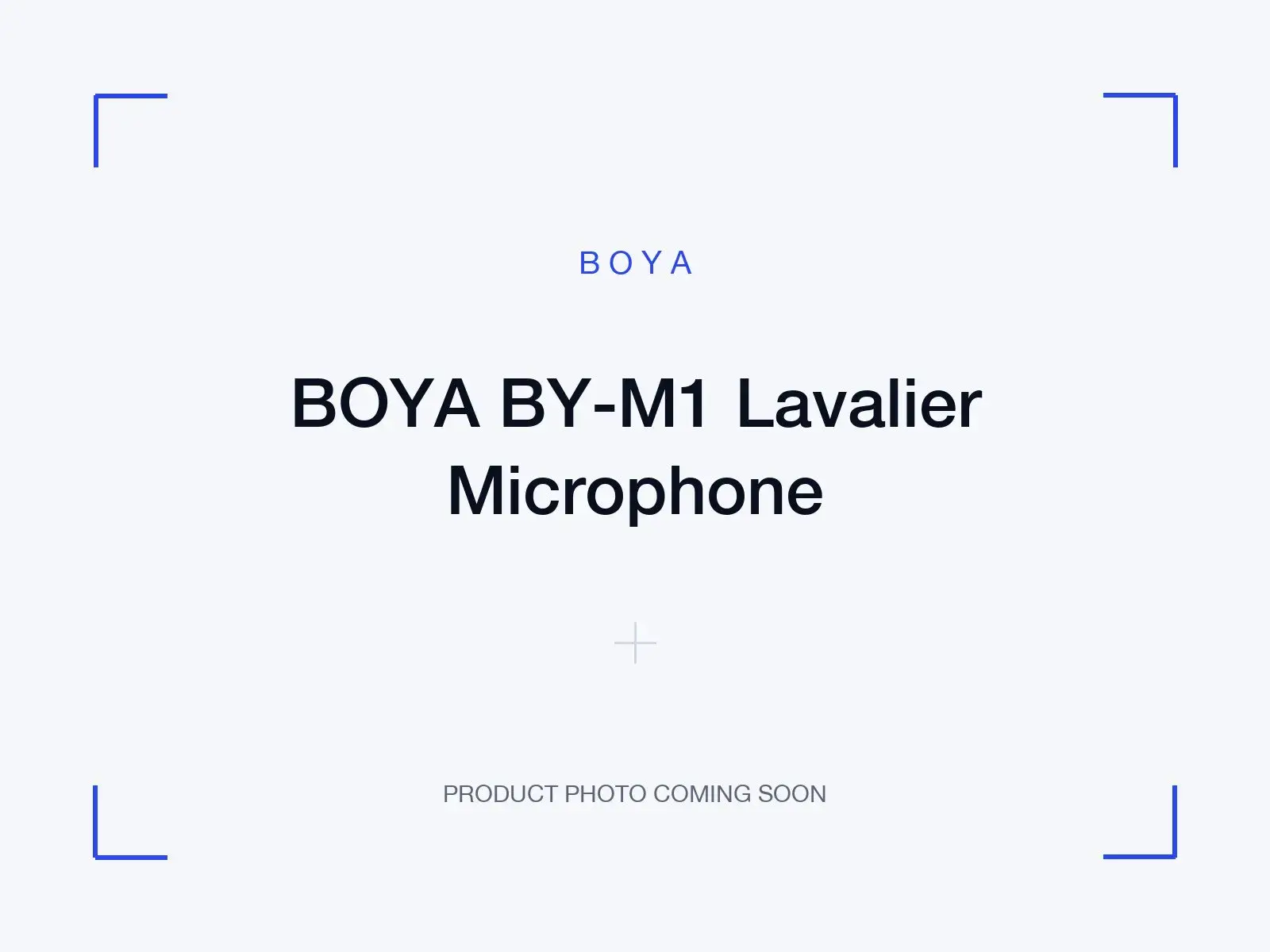BOYA BY-M1 Lavalier Microphone