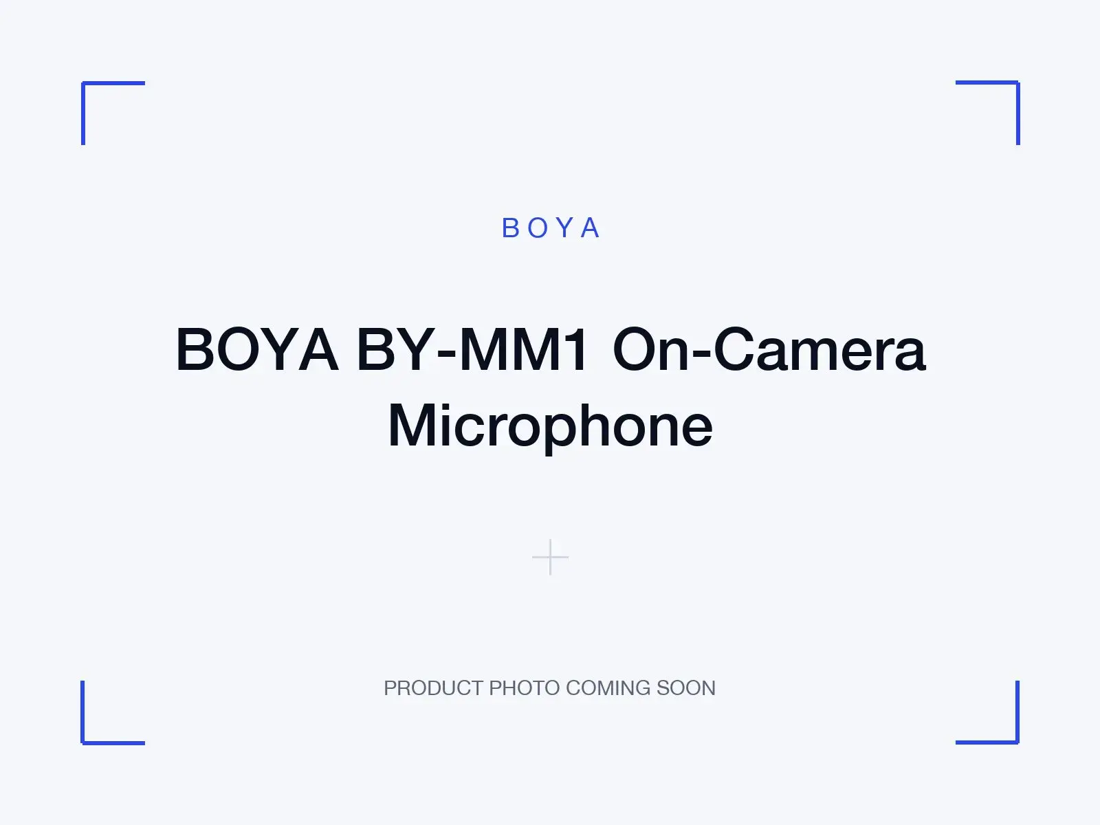 BOYA BY-MM1 On-Camera Microphone
