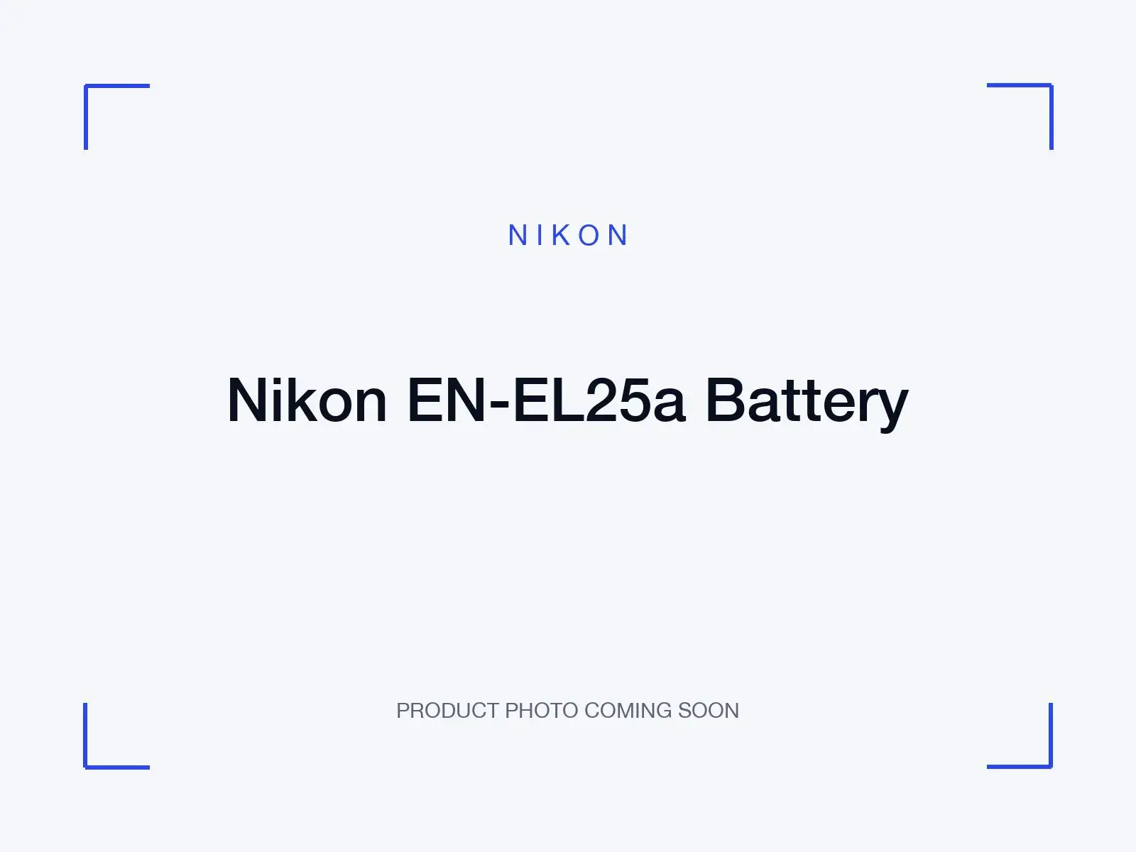 Nikon EN-EL25a Battery