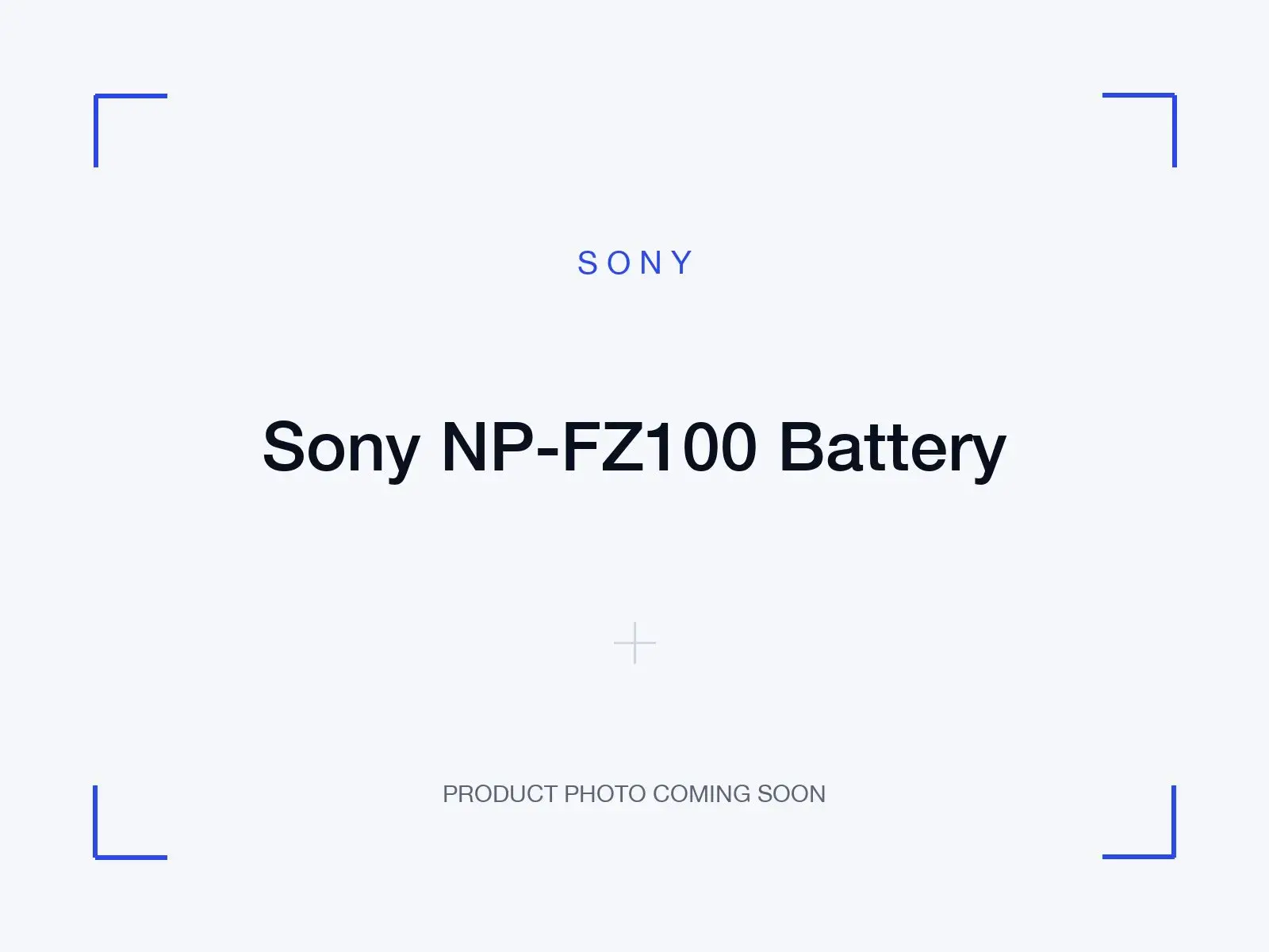 Sony NP-FZ100 Battery