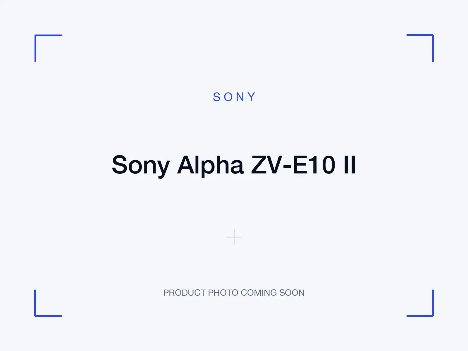 Sony Alpha ZV-E10 II
